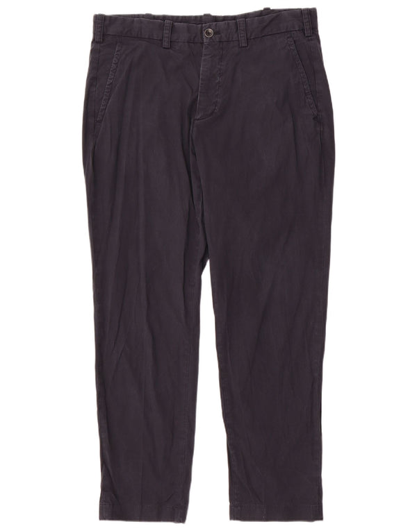 Massimo Dutti Ανδρικό ίσιο παντελόνι Chino EU 44 VLarge W34 L29 Navy Blue
