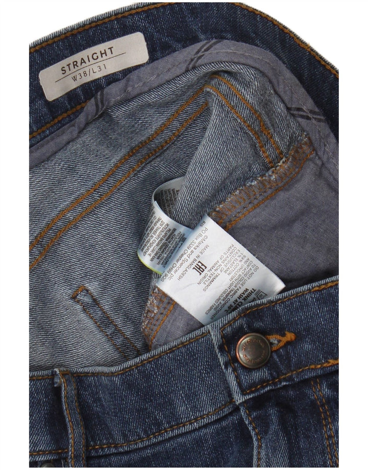 Ανδρικό τζιν ίσιο Marks & Spencer W38 L31 Μπλε βαμβακερό