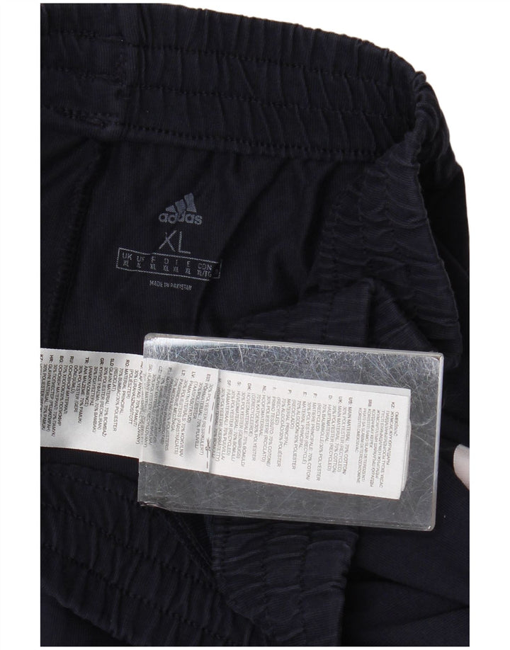 Ανδρικό γραφικό αθλητικό σορτς ADIDAS XL Navy Blue Cotton