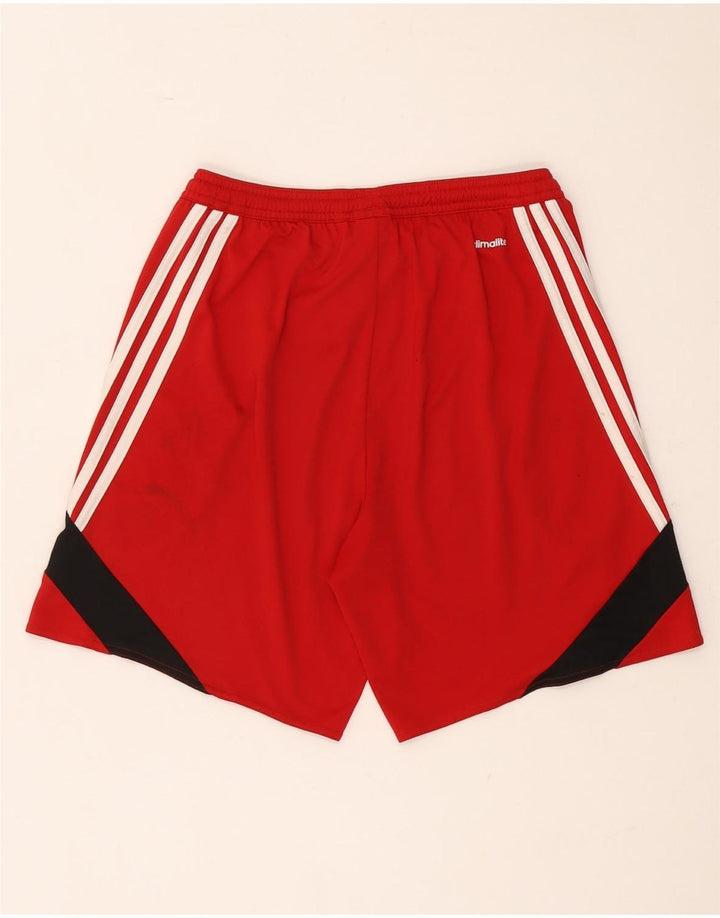Ανδρικό σορτς Adidas Climalite Small Red Colourblock Πολυεστέρας