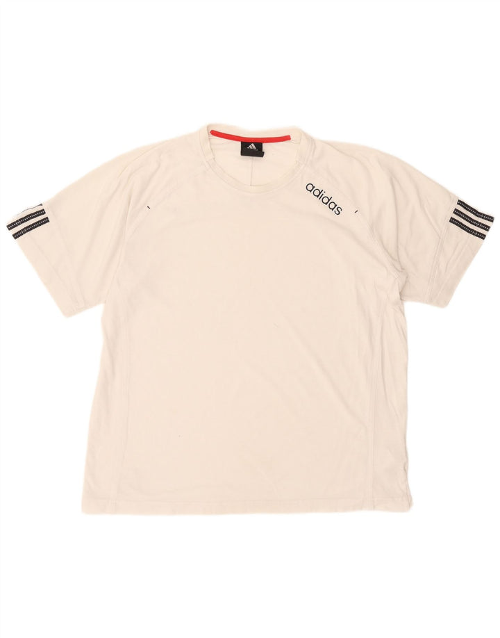 Ανδρικό T-Shirt Adidas Top XL Λευκό βαμβακερό