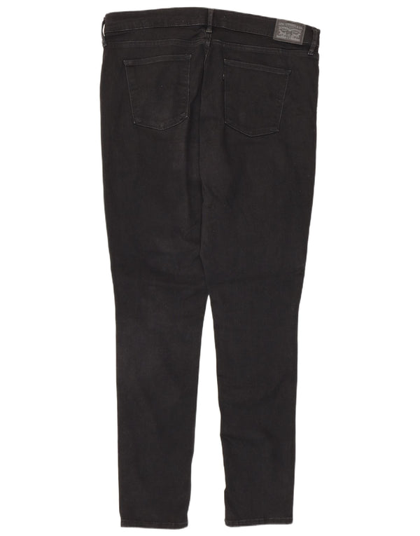 Levi's Womens 311 Shaping Skinny Jeans W34 L32 Μαύρο βαμβακερό