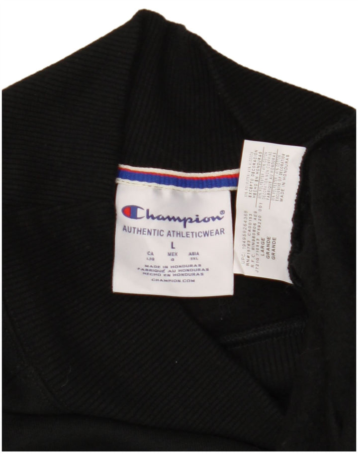 Champion Γυναικεία Φούτερ Jumper UK 16 Large Μαύρο Πολυεστέρας