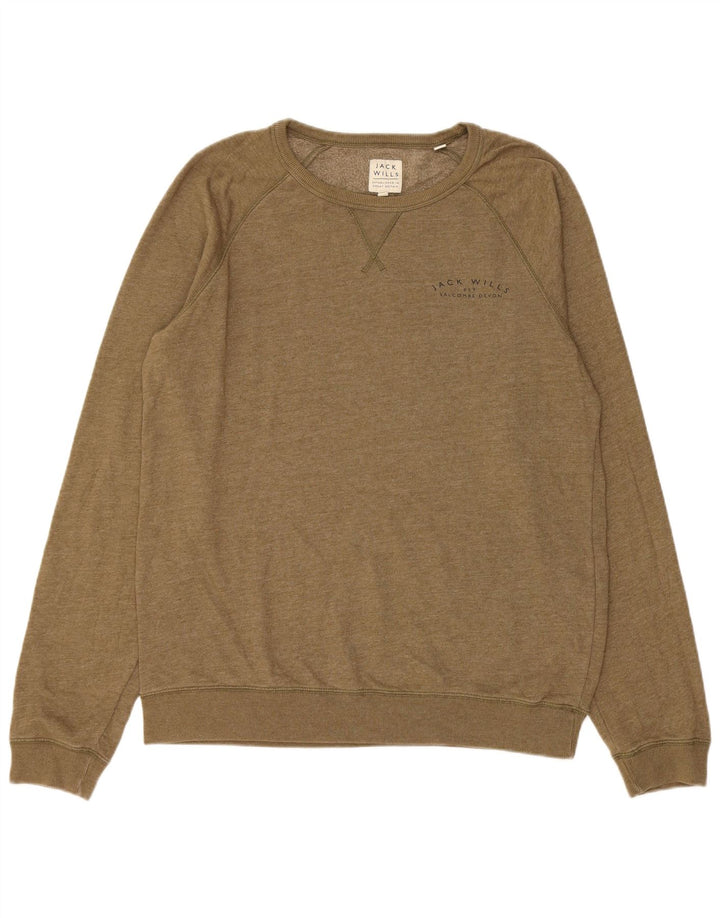 Ανδρικό φούτερ Jack Wills Jumper XL Khaki Cotton