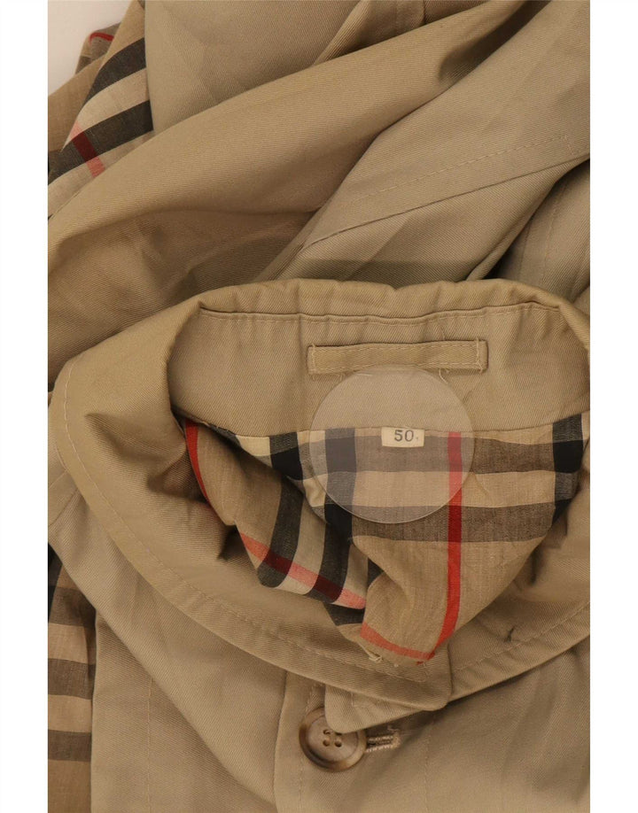 Vintage Ανδρική καμπαρντίνα IT 50 Large Beige Polyester
