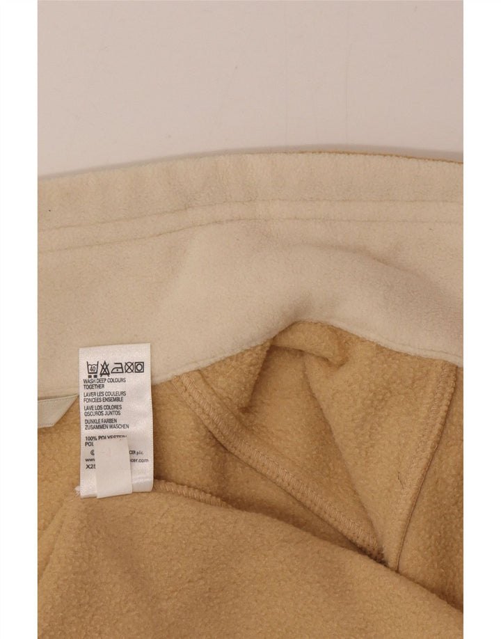 Marks & Spencer Γυναικείο Fleece Jacket UK 14 Large Beige Polyester
