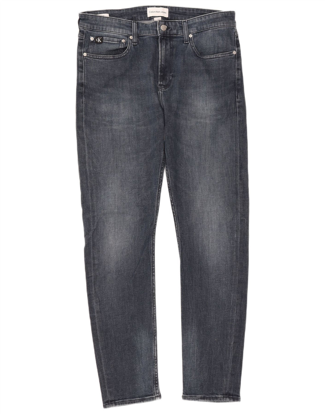 CALVIN KLEIN Ανδρικό Slim Jeans W32 L32 Μπλε βαμβακερό
