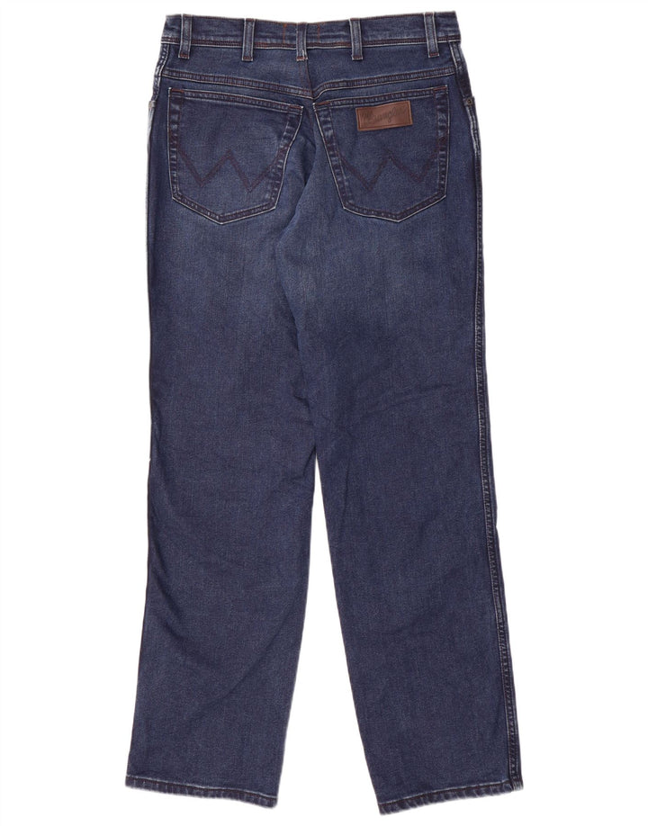 WRANGLER Ανδρικό Texas Straight Jeans W34 L32 Μπλε βαμβακερό