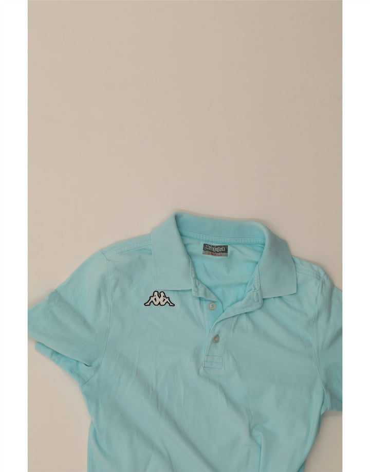 KAPPA Mens Polo Shirt Small Turquoise Cotton Vintage Kappa and Second-Hand Kappa from Messina Hembry 