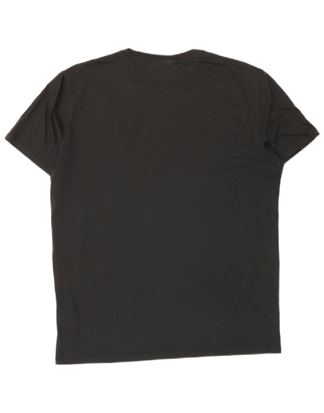 Ανδρικό T-Shirt Lacoste κανονική εφαρμογή Top size 4 Μεσαίο μαύρο βαμβακερό
