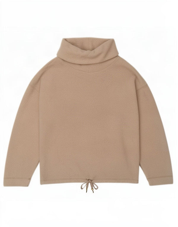 Marks & Spencer Γυναικείο ρολό φλις λαιμόκοψη UK 14 Medium Beige