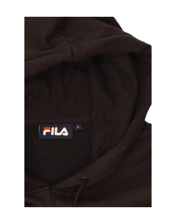 FILA Mens Graphic Hoodie Jumper Small Black
