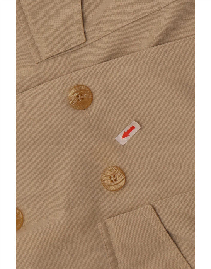 Vintage γυναικείο διπλό παλτό UK 14 Large Beige