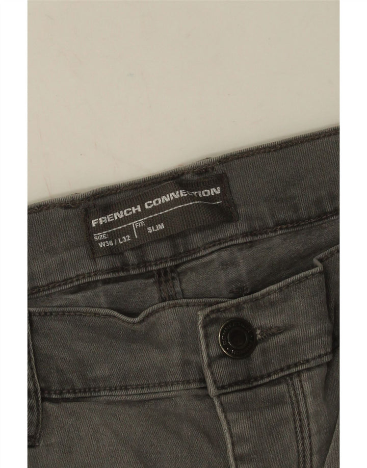 French Connection Ανδρικό Slim Jeans W36 L32 Γκρι βαμβακερό