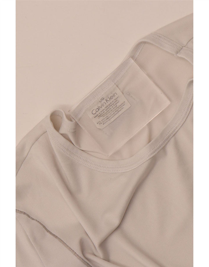 Ανδρικό T-Shirt Calvin Klein Top Large White Polyester