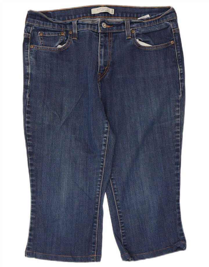 Γυναικείο 515 τζιν σορτς LEVI'S US 12 μεγάλο W34 Μπλε βαμβακερό