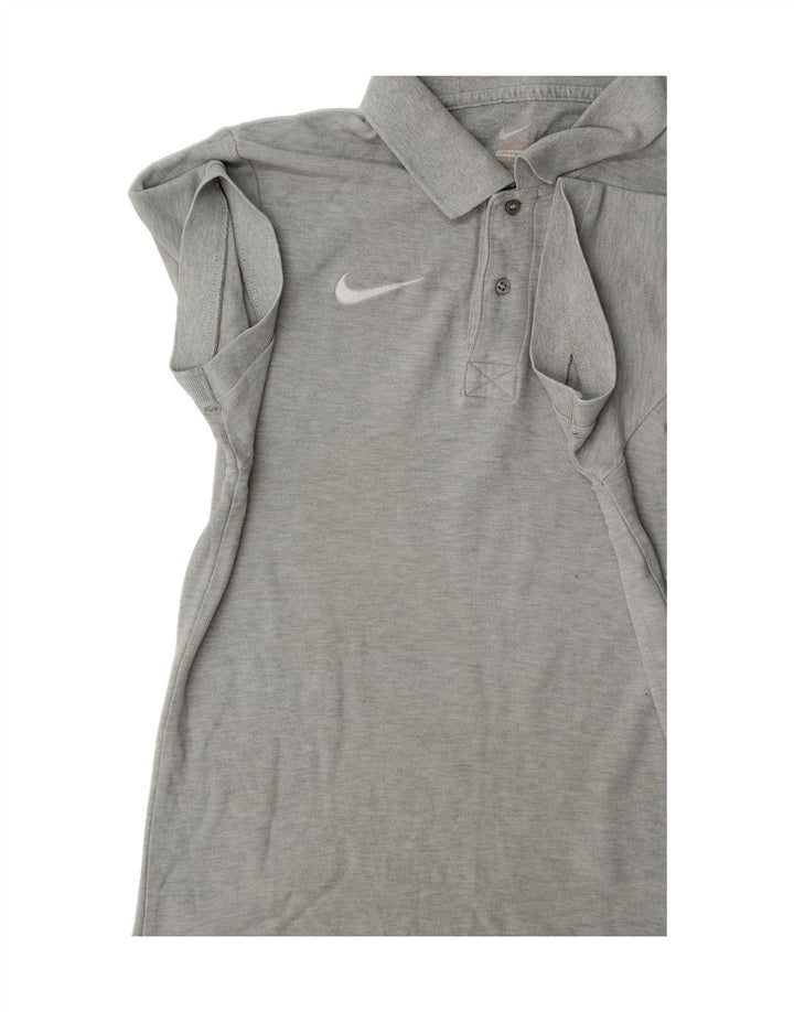 NIKE Mens Polo Shirt Small Grey Cotton Vintage Nike and Second-Hand Nike from Messina Hembry 