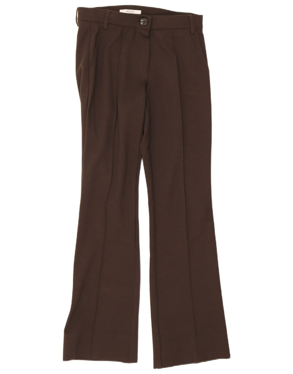 Marella Γυναικείο EMME Bootcut παντελόνι Chino UK 6 XS W26 L29 καφέ