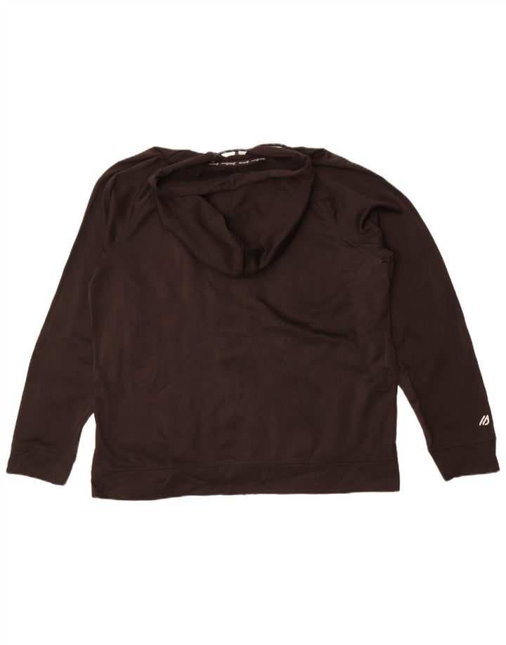 Ανδρικό πουλόβερ με κουκούλα με φερμουάρ Eddie Bauer XL Μαύρο πολυεστέρα