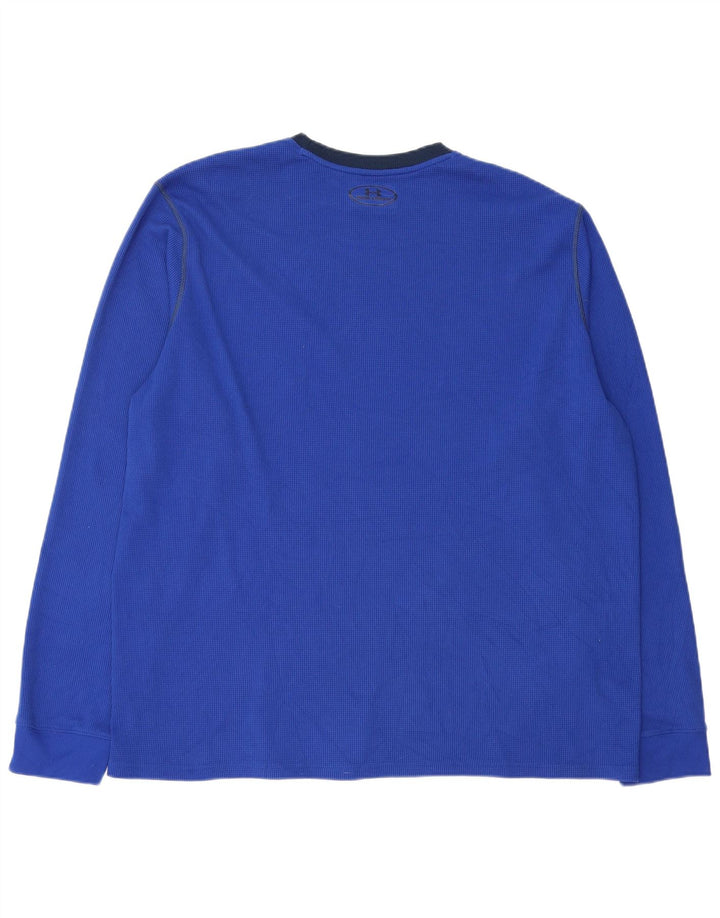 Under Armour Ανδρικό Cold Gear Μακρυμάνικο 2XL Μπλε Πολυεστέρας