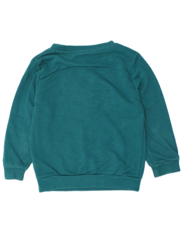 Γραφικό Φούτερ Adidas Boys Jumper 3-4 ετών Πράσινο βαμβακερό