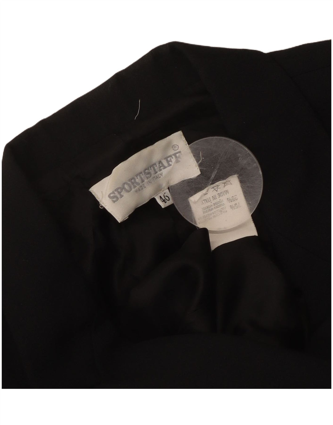 SPORTSTAFF Γυναικείο Μπουφάν με διπλό στήθος IT 46 μεγάλο μαύρο