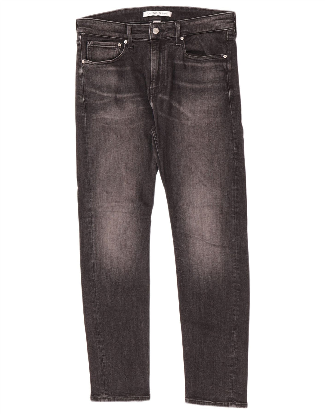 Calvin Klein Ανδρικό Slim Jeans W32 L30 Γκρι βαμβακερό