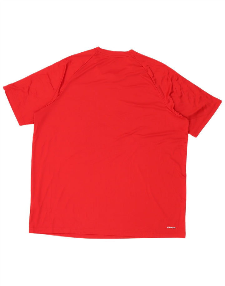 Adidas Ανδρικό T-Shirt Aeroready Top 2XL κόκκινο πολυεστέρα