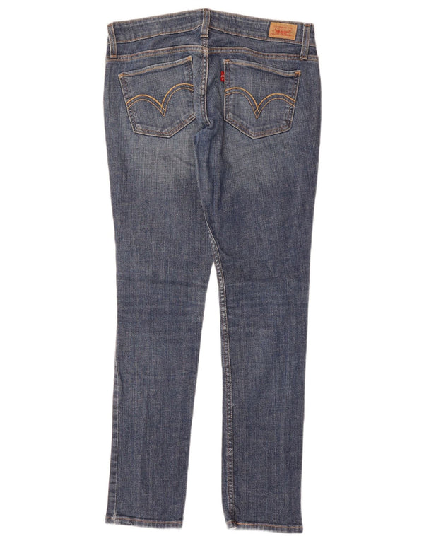 LEVI'S Γυναικεία πολύ σούπερ στενά τζιν US 7 Medium W30 L29 Μπλε βαμβακερό