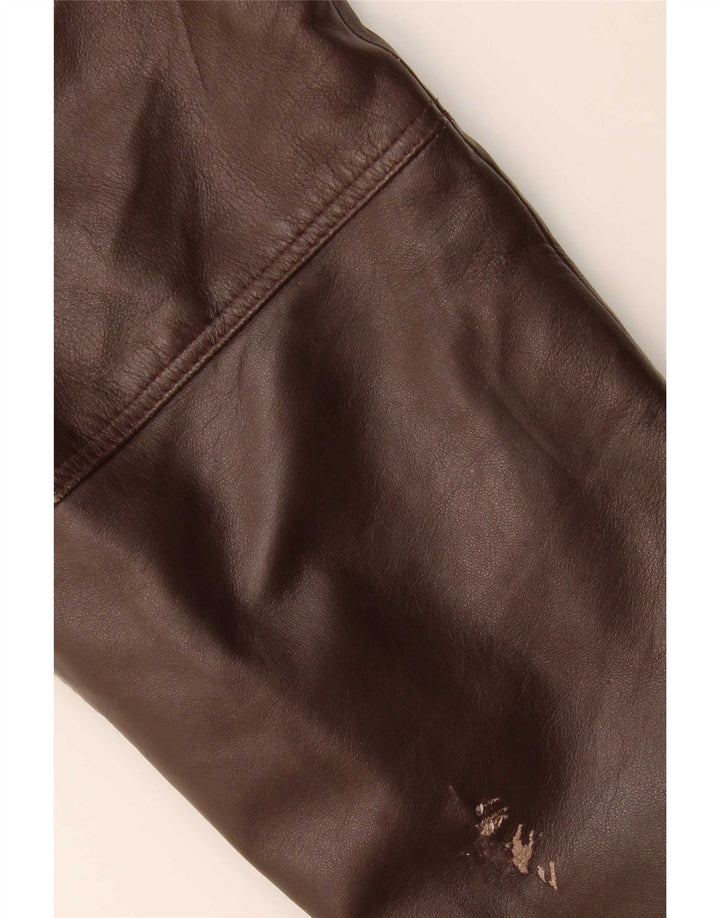 Vintage Ανδρικό Δερμάτινο Μπουφάν UK 40 Large Brown Δερμάτινο