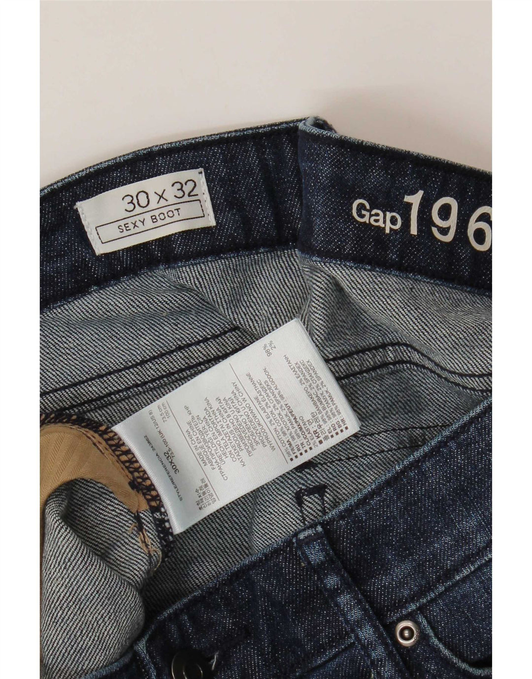 Gap Γυναικείο Bootcut Jeans W30 L32 Μπλε βαμβακερό