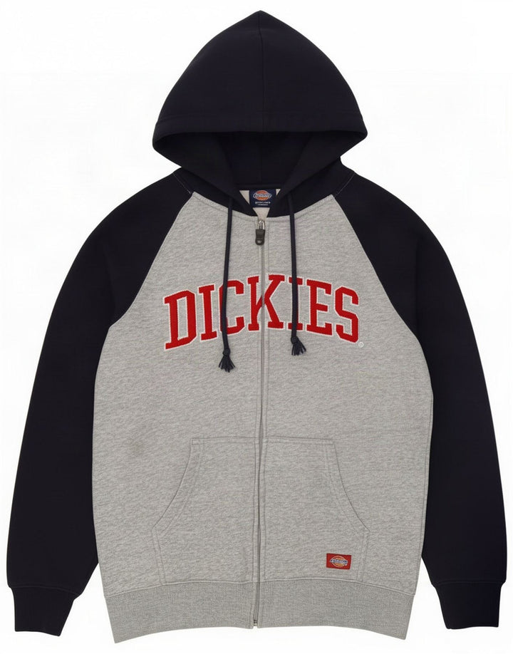 Dickies Ανδρικό πουλόβερ με κουκούλα με φερμουάρ Medium Grey Colourblock