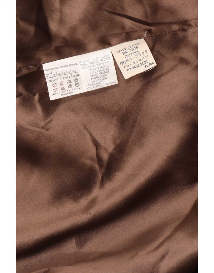 Γυναικείο Πανωφόρι Marella Oversized UK 10 Μικρό καφέ παρθένο μαλλί