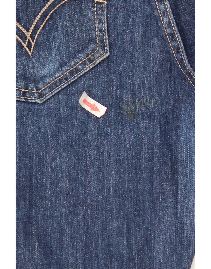 Levi's Womens 524 Straight Jeans W29 L32 Blue Cotton