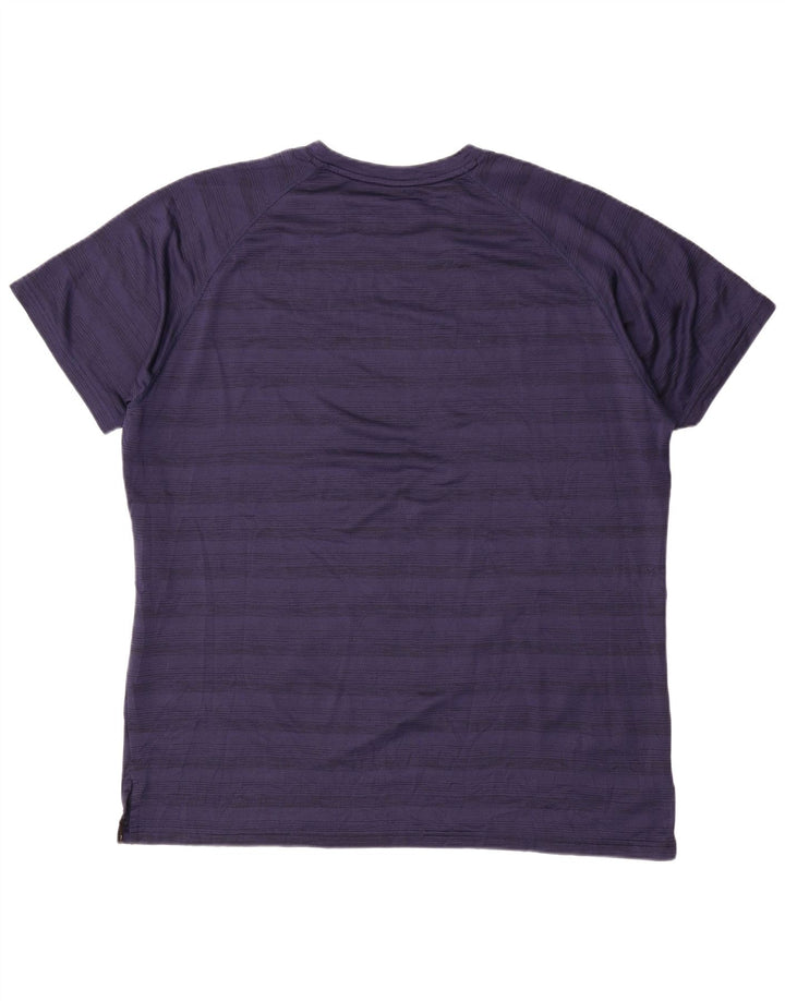 Ανδρικό T-Shirt PUMA Top 2XL Navy Blue ριγέ