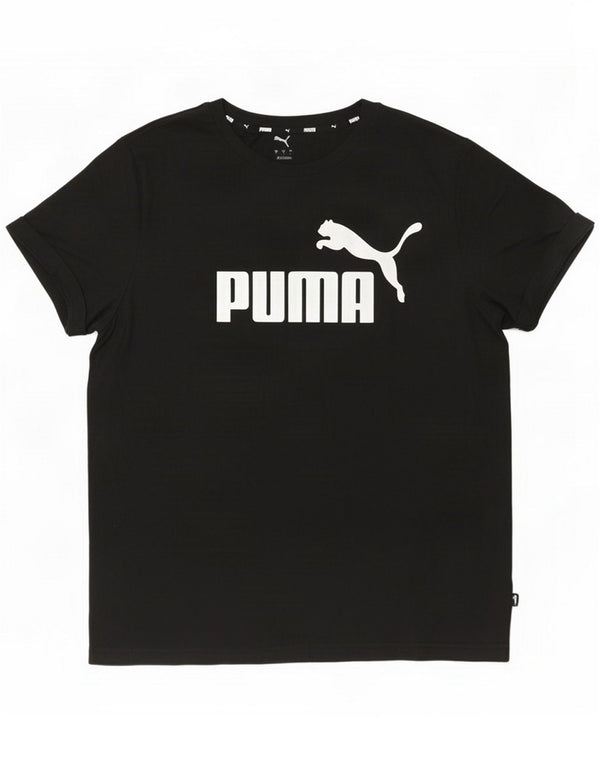 Ανδρικό γραφικό μπλουζάκι Puma Top Large Μαύρο