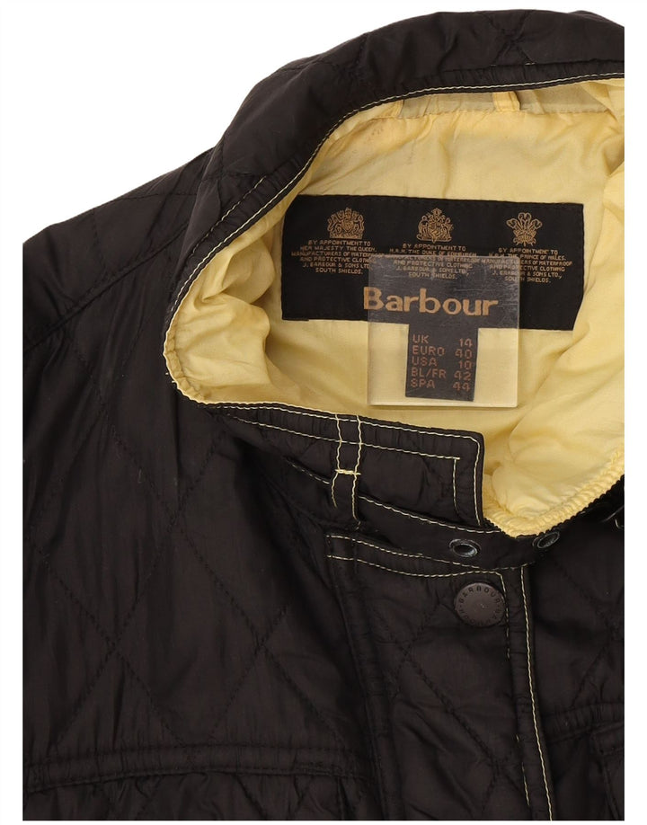 Γυναικείο καπιτονέ μπουφάν Barbour UK 14 Large Black