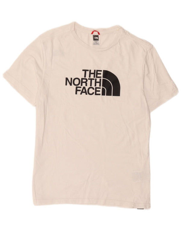 Ανδρικό γραφικό T-Shirt North Face Top από μεσαίο λευκό βαμβακερό