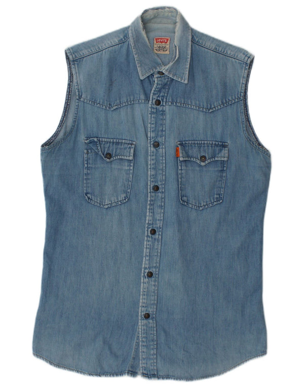 Ανδρικό τζιν πουκάμισο Levi's Small Blue