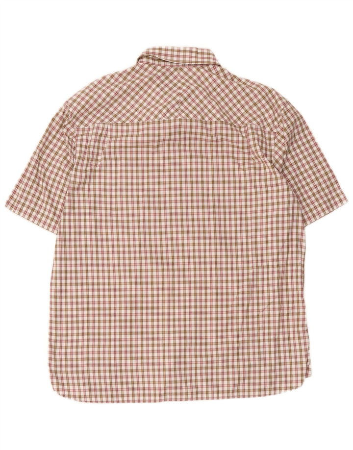 Fred Perry Ανδρικό κοντομάνικο πουκάμισο XL πολύχρωμο καρό