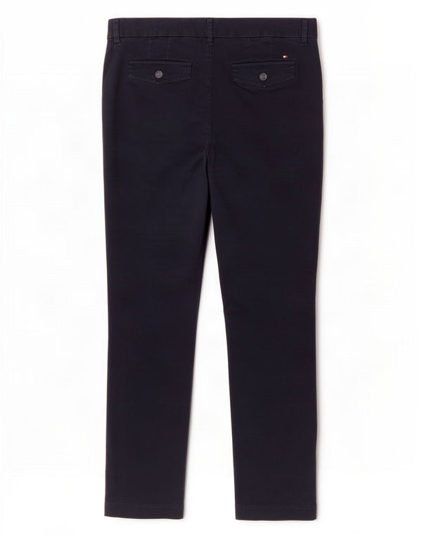 Tommy Hilfiger Γυναικείο Slim παντελόνι Chino US 6 Medium W30 L30 Navy Blue