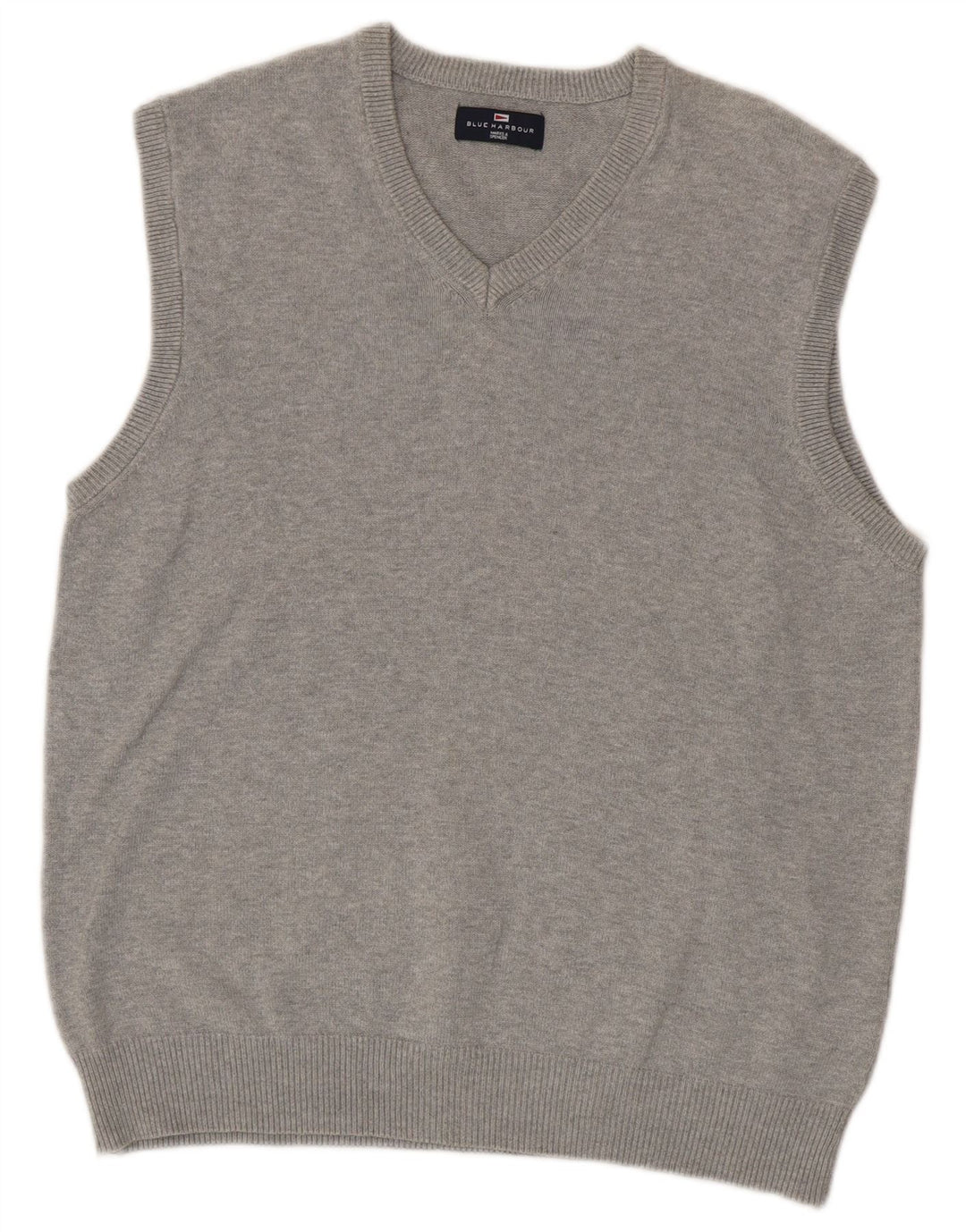 Marks & Spencer Ανδρικό Μπλε Γιλέκο Harbor Tank Top Μεσαίο γκρι βαμβακερό