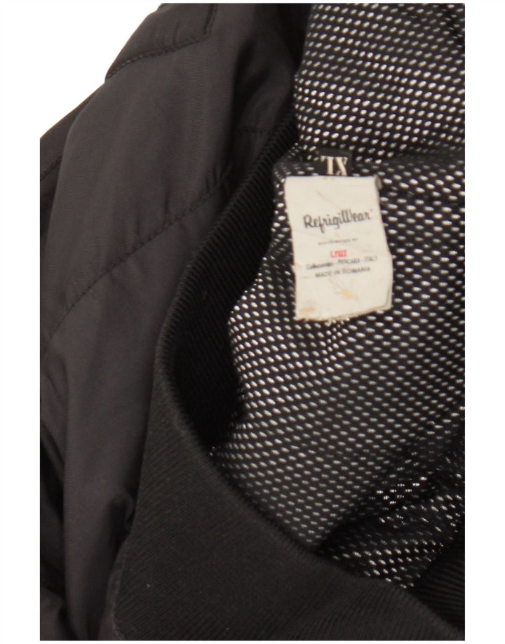 Ανδρικό μπουφάν Refrigiwear Bomber UK 42 XL Μαύρο Πολυαμίδιο