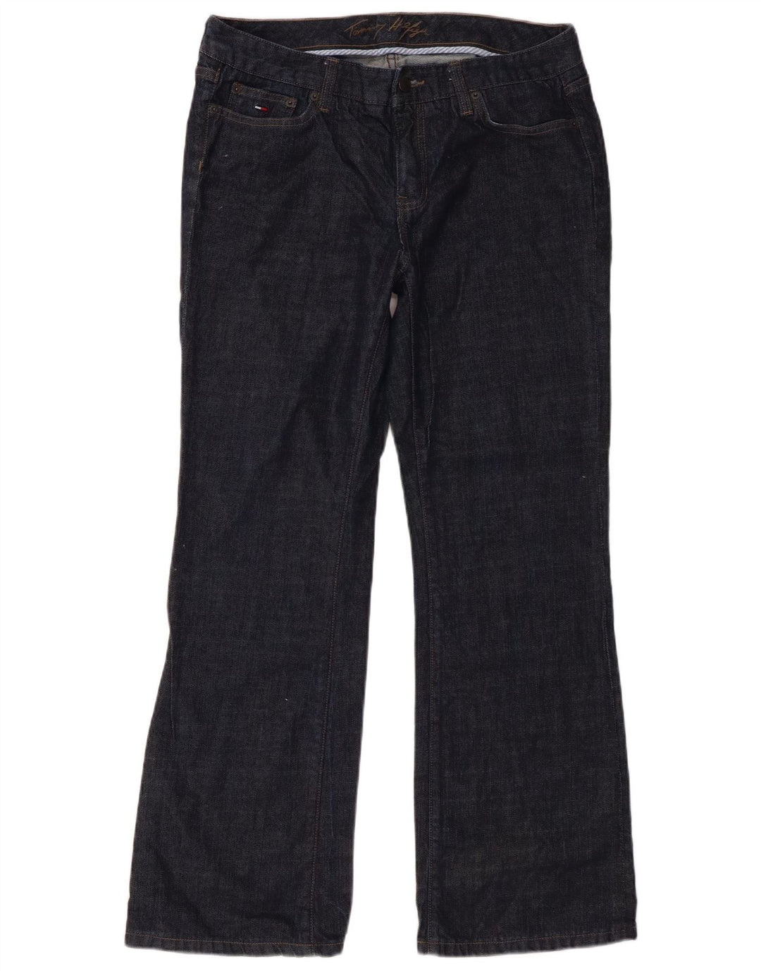 Tommy Hilfiger Γυναικεία Bootcut Jeans US 10 Large W31 L30 Navy Blue Cotton
