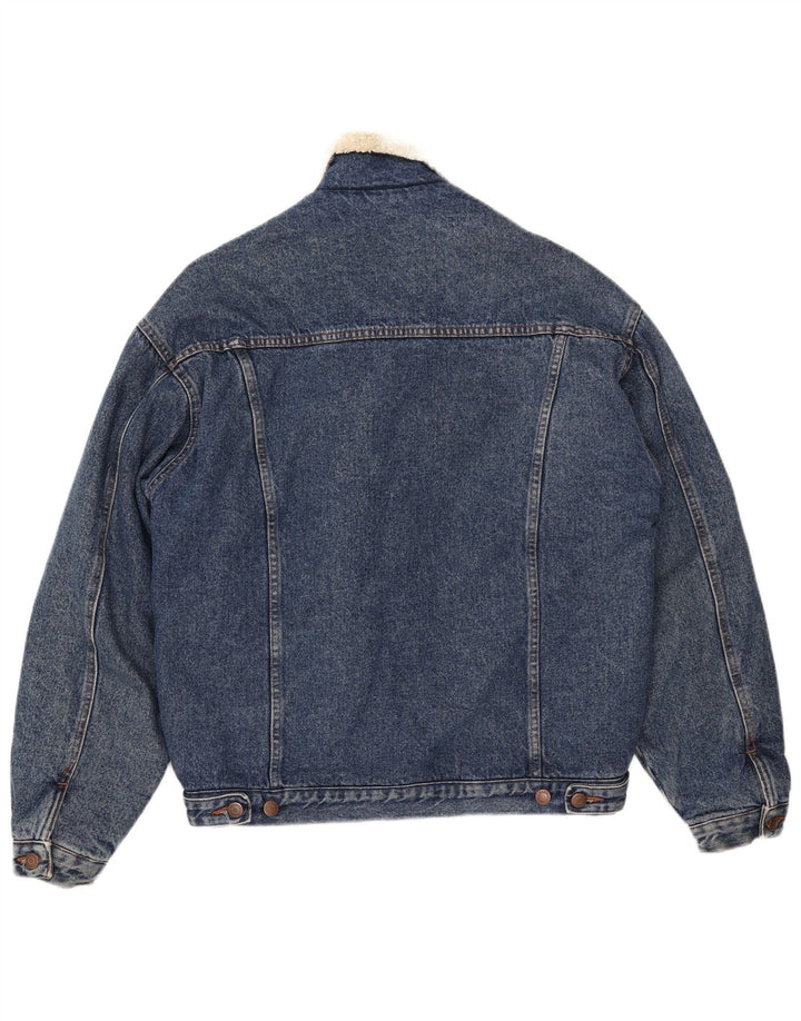 Ανδρικό τζιν μπουφάν CASUCCI Sherpa UK 38 μεσαίο μπλε βαμβακερό