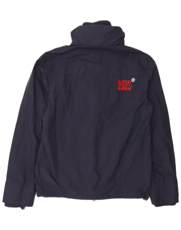 Superdry Ανδρικό Windcheater Rain Jacket UK 36 Small Navy Blue Nylon