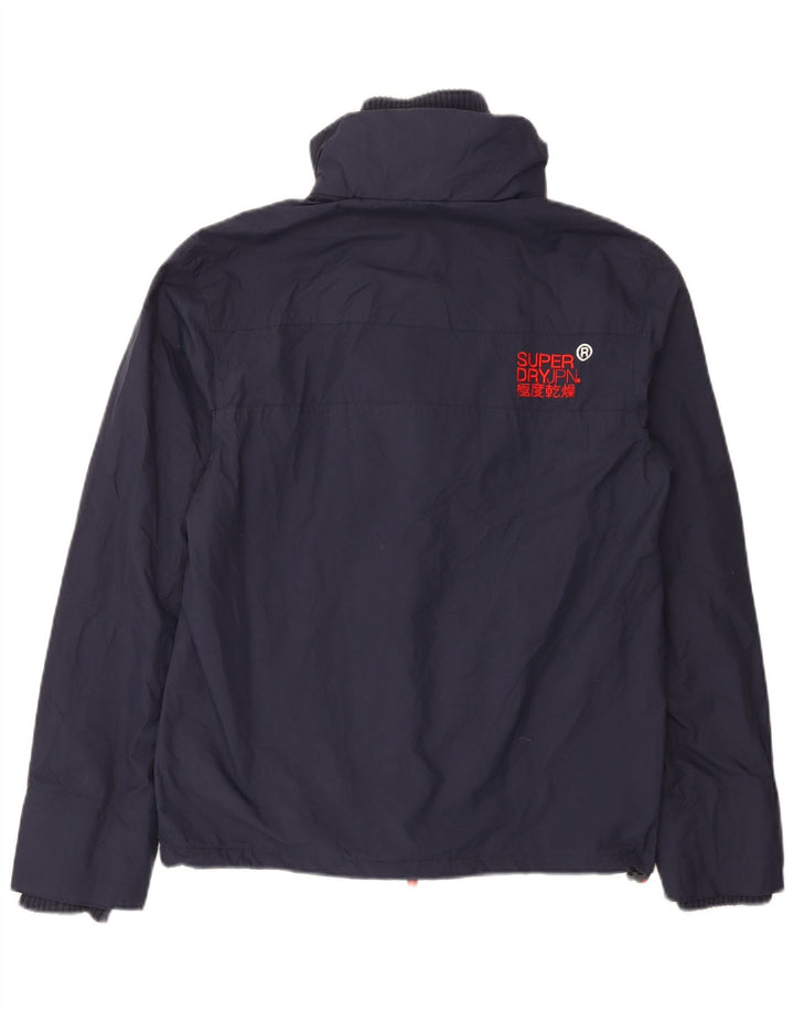 Superdry Ανδρικό Windcheater Rain Jacket UK 36 Small Navy Blue Nylon
