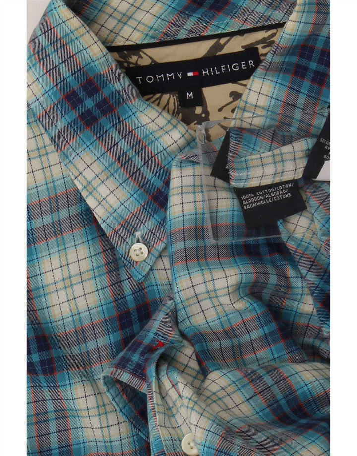 Ανδρικό φανελένιο πουκάμισο Tommy Hilfiger, μεσαίο μπλε βαμβακερό