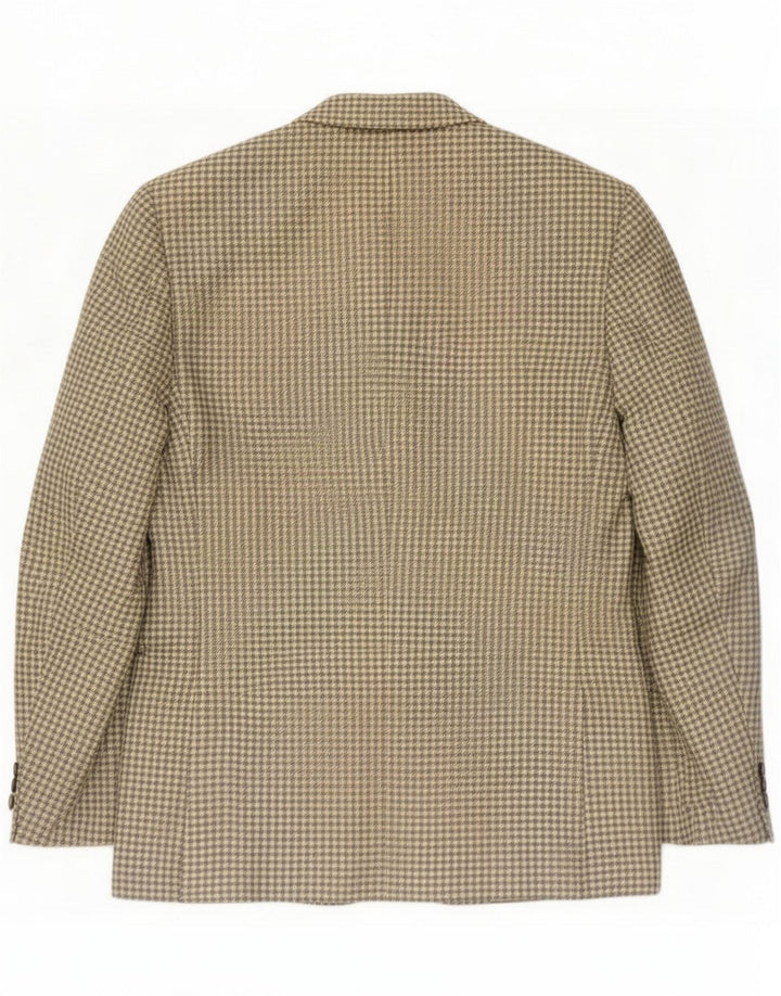 Stefanel Ανδρικό σακάκι με 3 κουμπιά σακάκι IT 46 Small Grey Check Wool