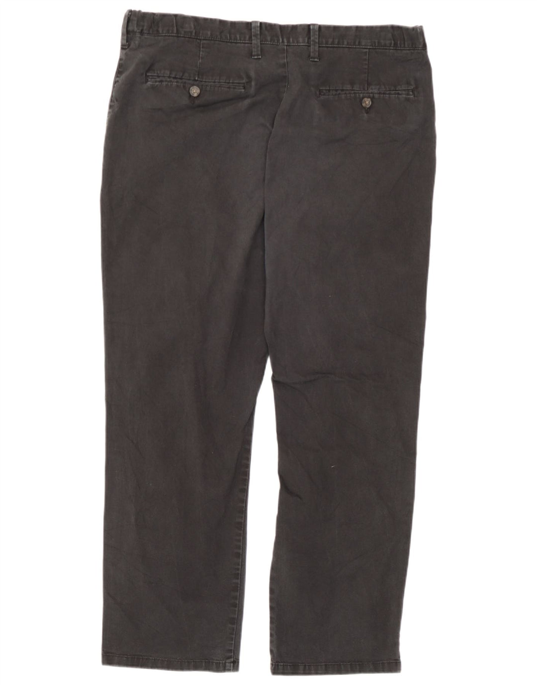 Marks & Spencer Ανδρικό παντελόνι Chino με κανονική εφαρμογή W38 L29 Γκρι βαμβακερό